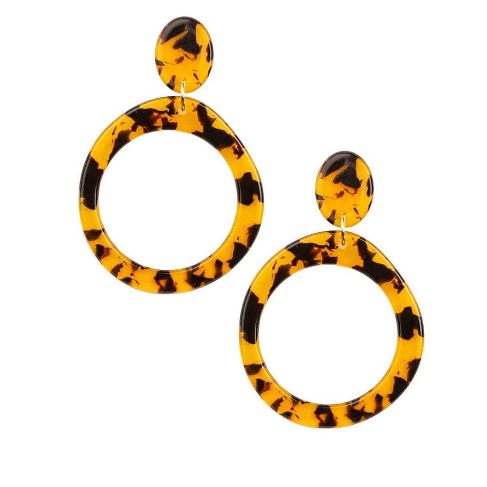 Fish Out Of Water Post Dangle Earrings - Picture 2 of 2